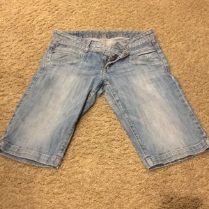 Capri jeans shorts